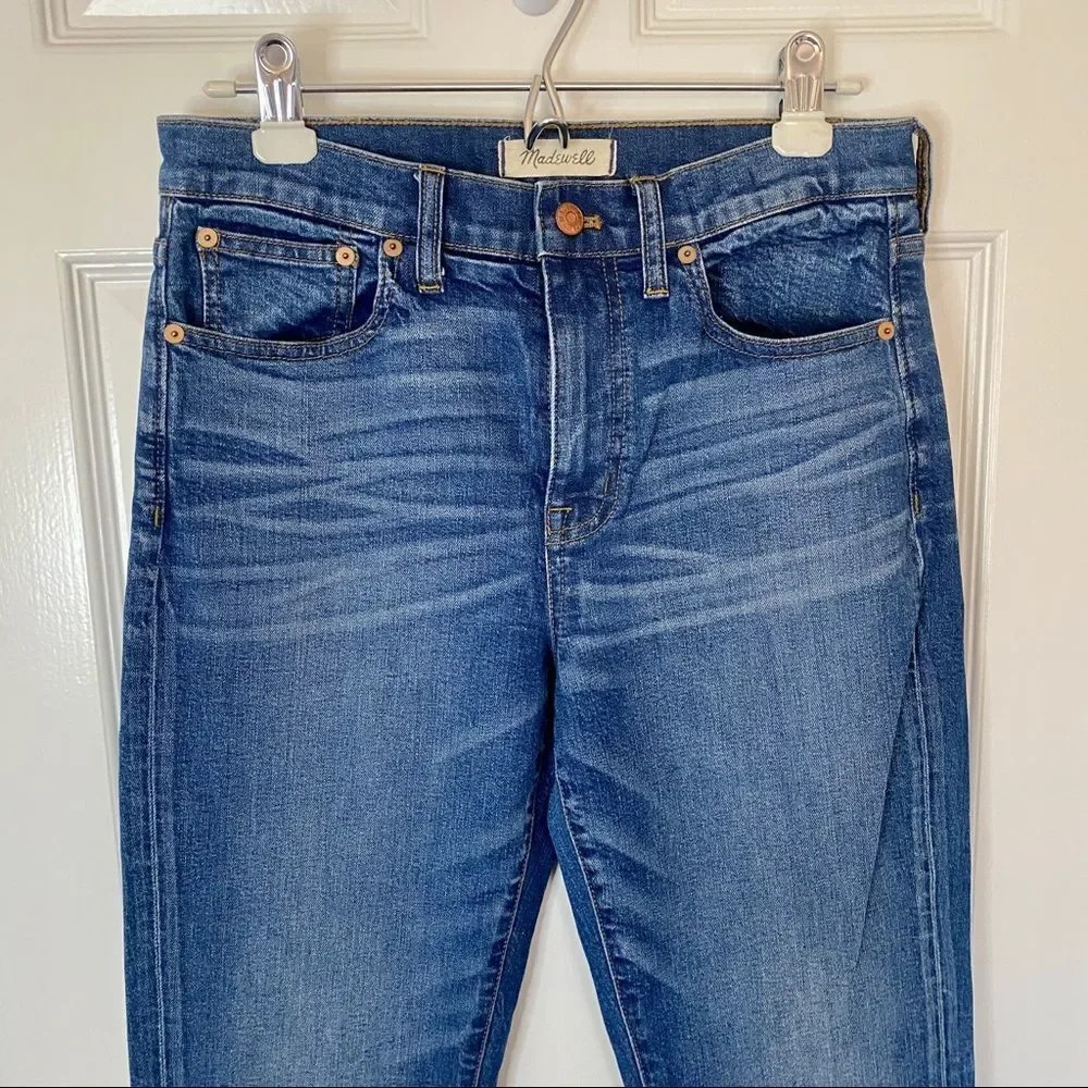Madewell Women’s Cruiser Straight Crop Wide Leg Jeans 27 - Picture 4 of 11